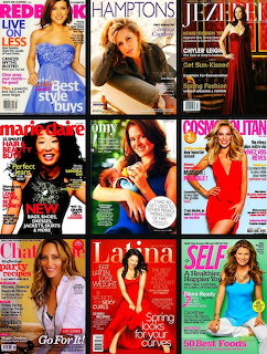Fashion Magazine Covers Collage