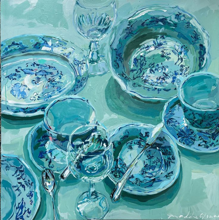 Blue China