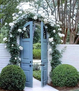 Blue Door Garden Arbor