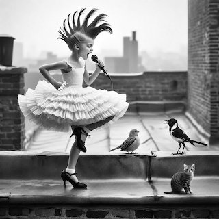 Singing Rooftop Girl