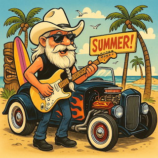 Summer Beach Cartoon