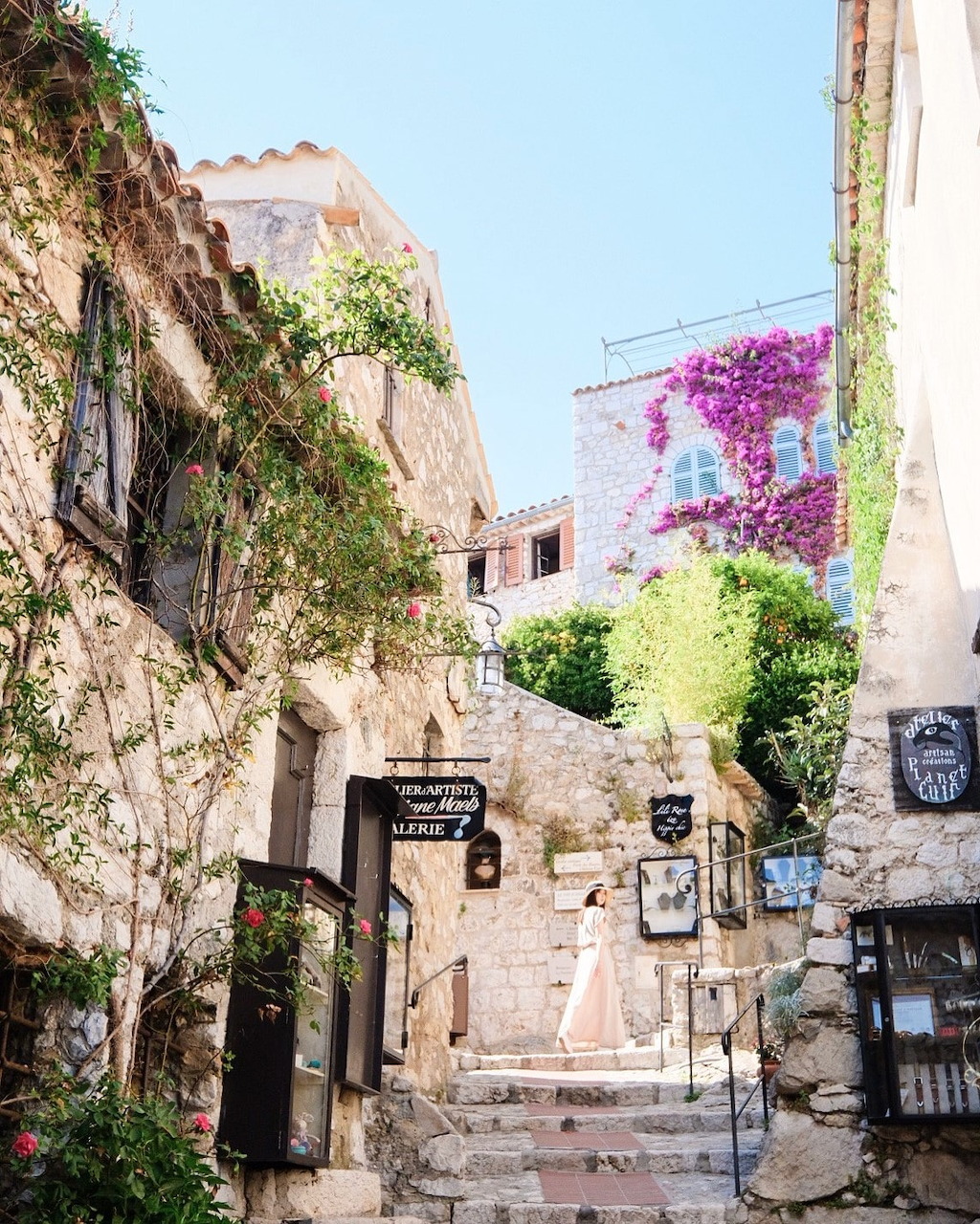 Eze France Village Street