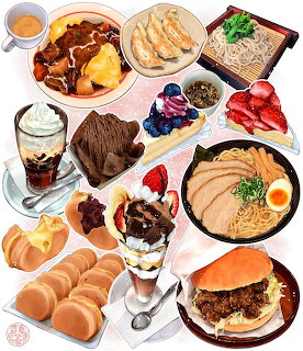 Japanese Food Illustration