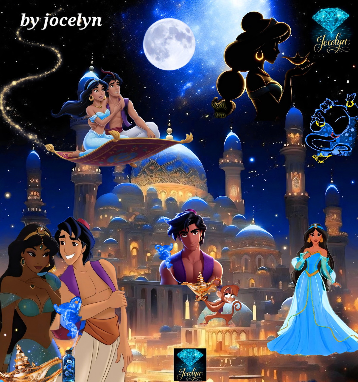 Aladdin and Jasmine