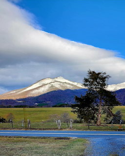 Snow Capped Mountain Landscape