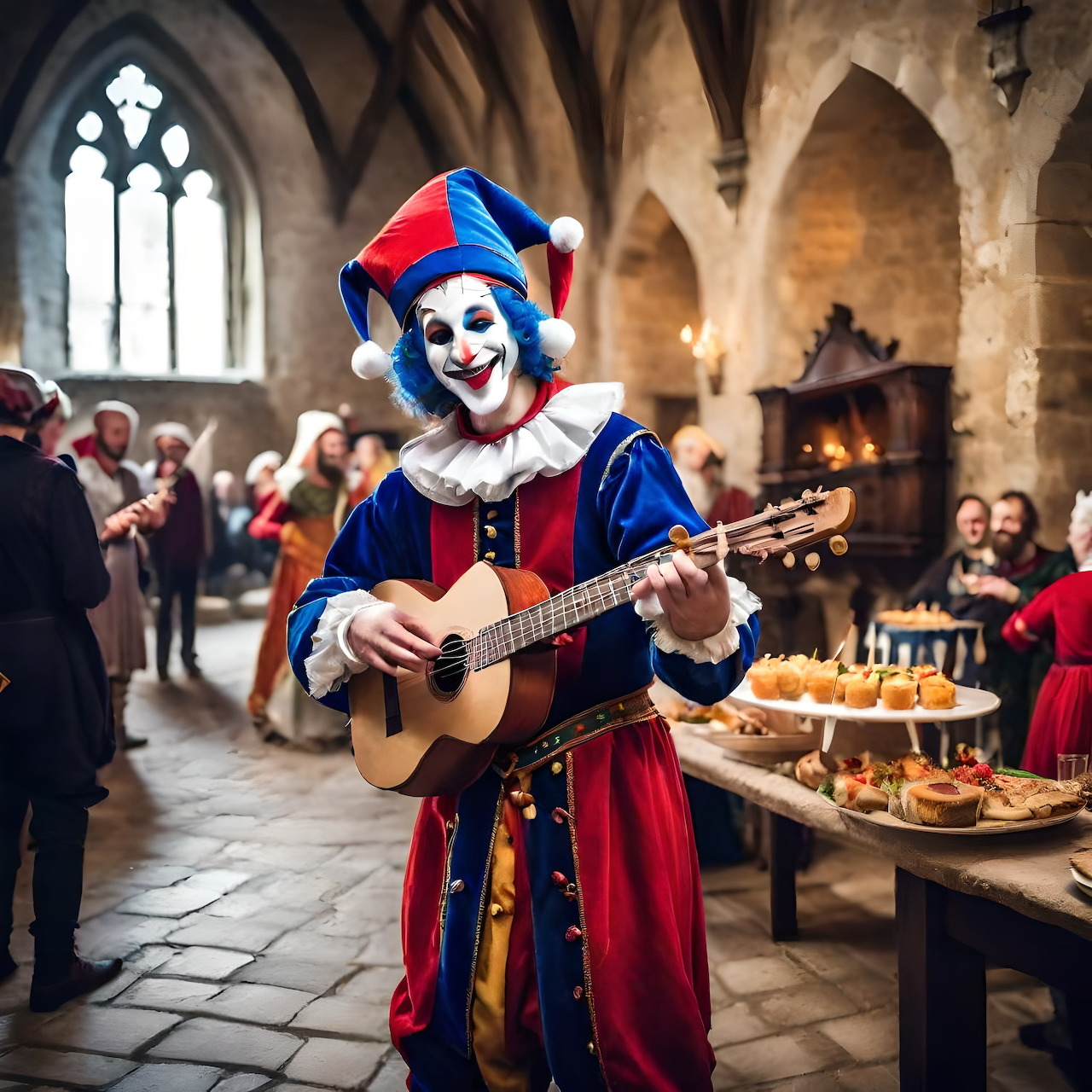 Medieval Jester Musician