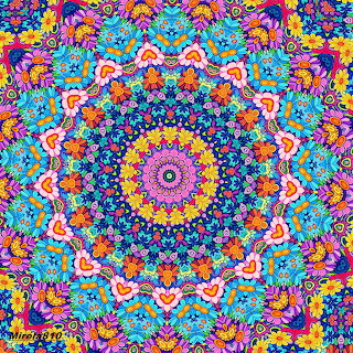 Vibrant Floral Mandala