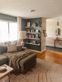 Living Room Shelf Divider