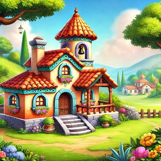 Colorful Cottage with Garden