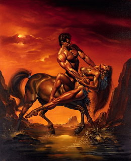 Centaurs Captive Fantasy Art