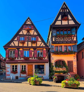 Alsace Half-Timbered Houses France