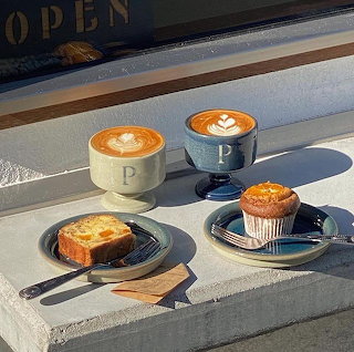 Latte and Pastries