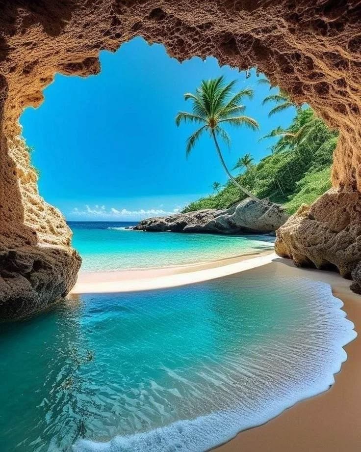 Tropical Cave Beach