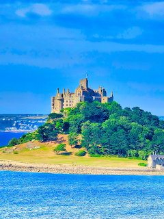 Castle on Coastal Island