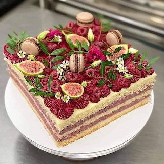 Raspberry Fig Cake