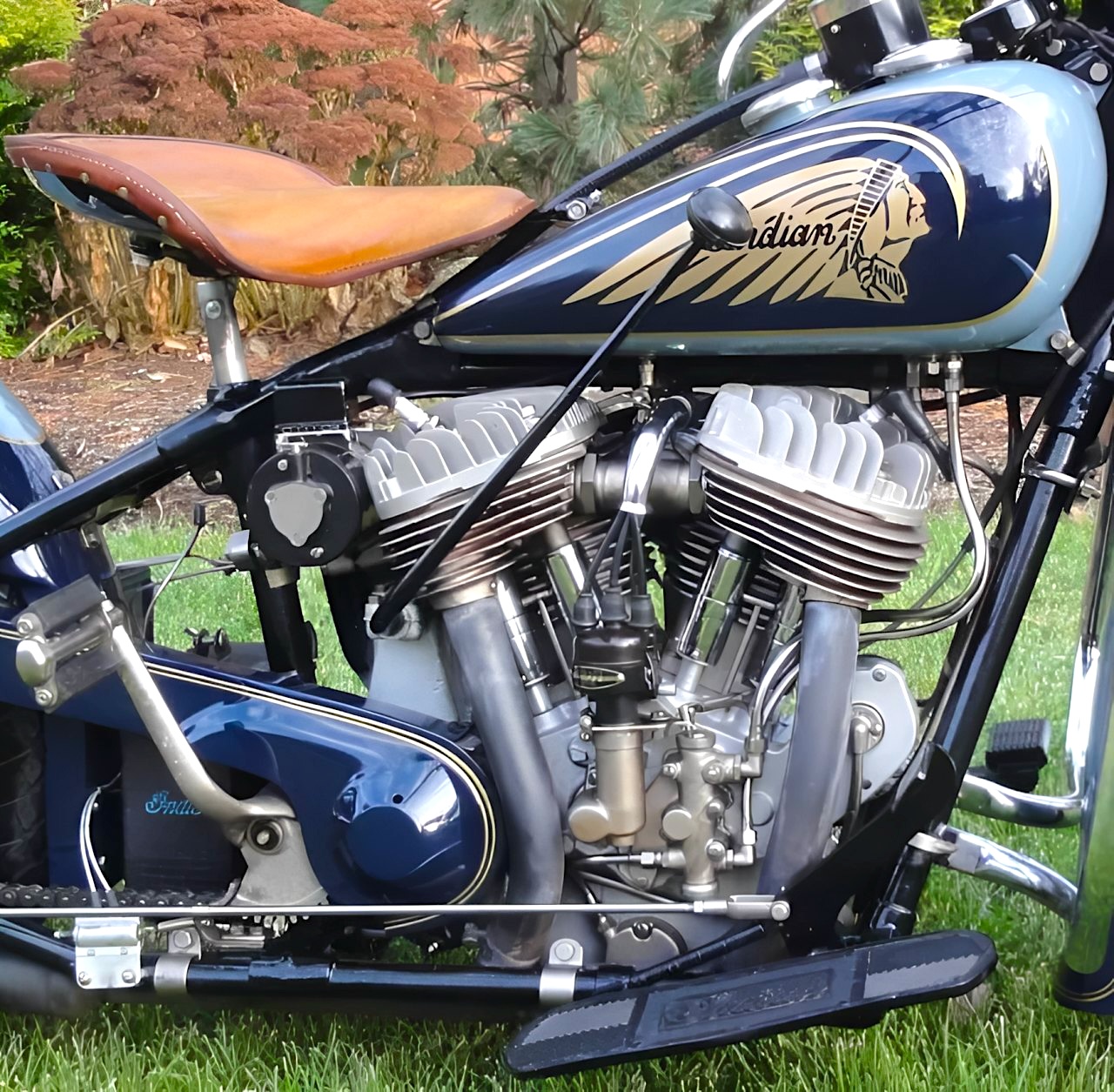 1936 Indian Chief Engine