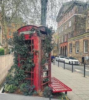 Abandoned Red Telephone Box in London
