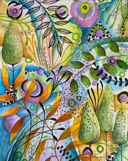 Whimsical Watercolor Flowers
