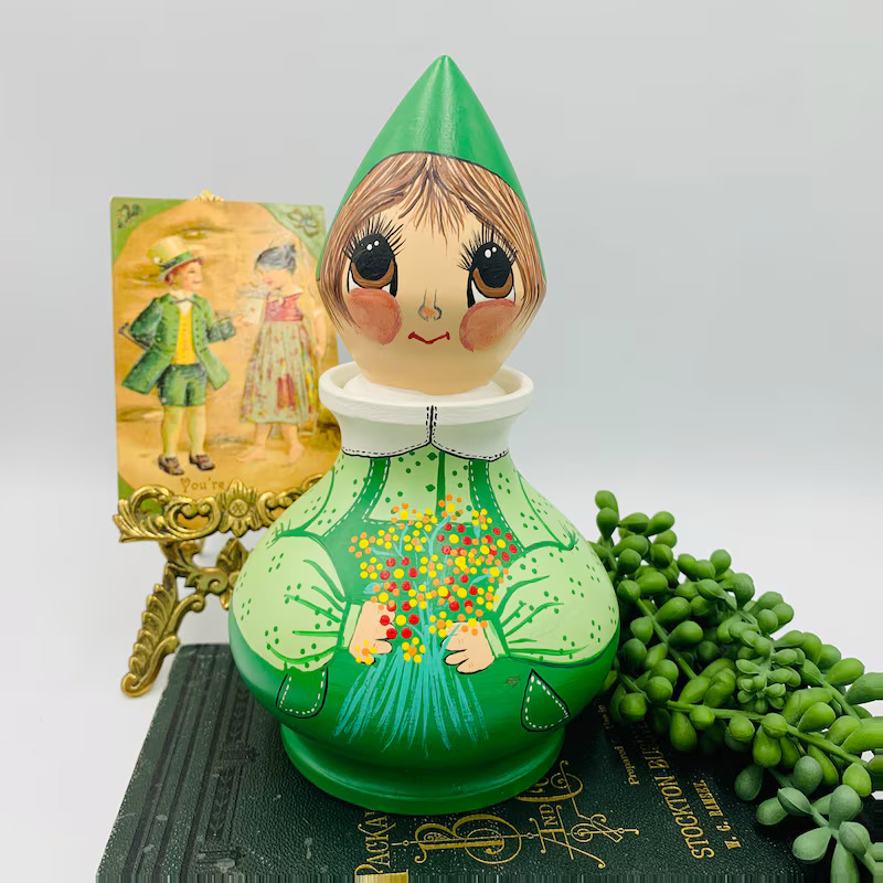 Green Matryoshka Doll