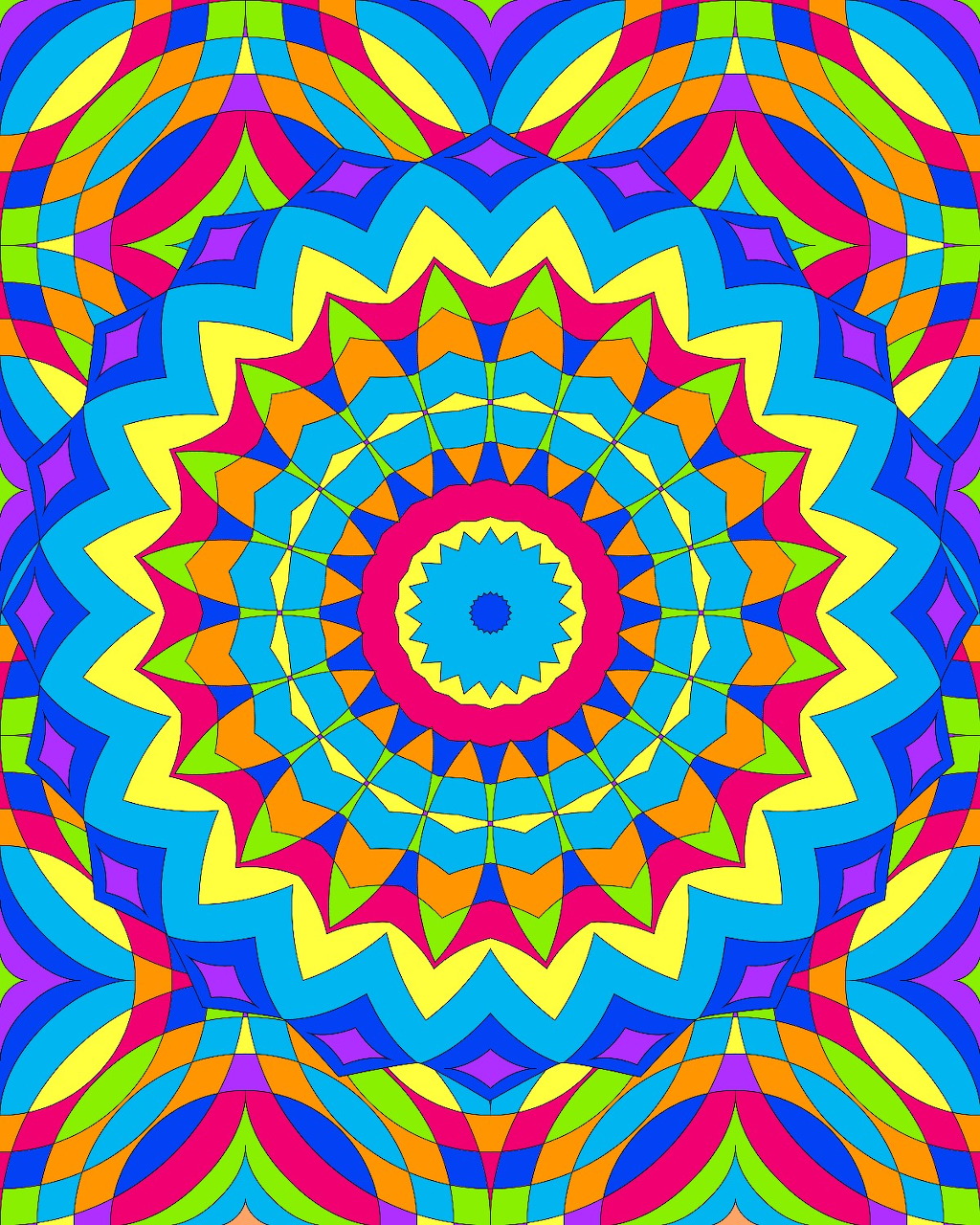 Rainbow Mandala
