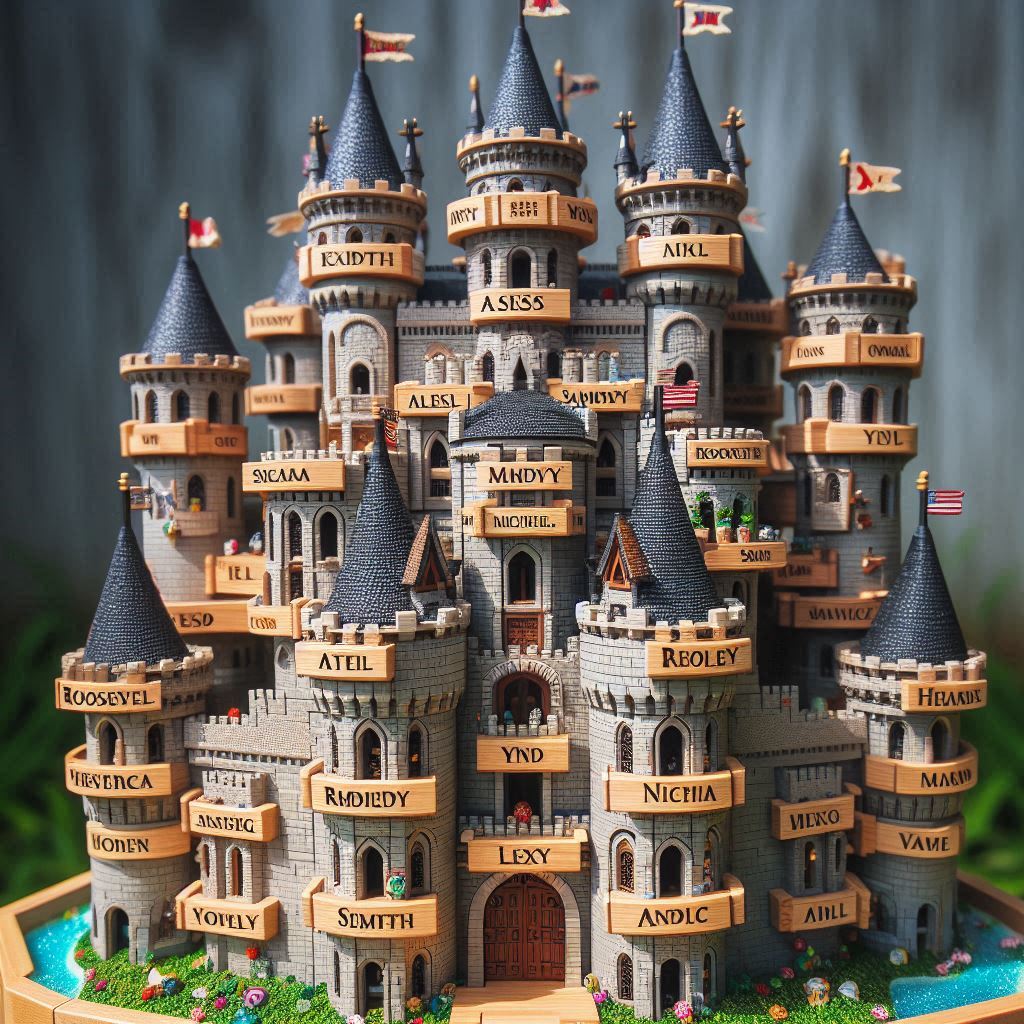 Miniature Name Castle