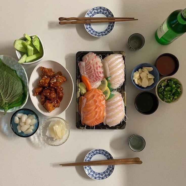 Korean Food Spread