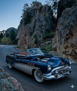 1948 Buick Convertible Mountain Road