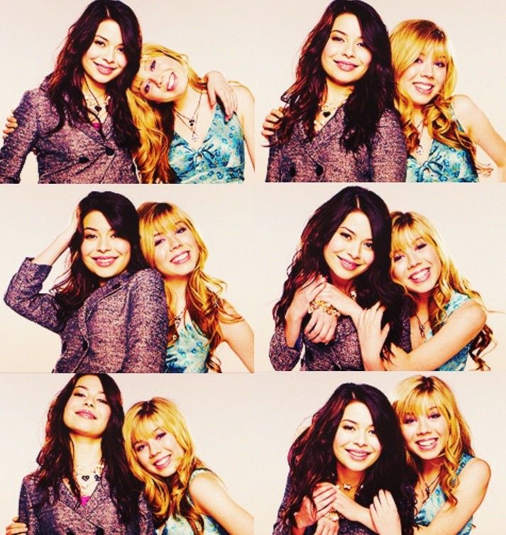 iCarly TV show cast group portrait