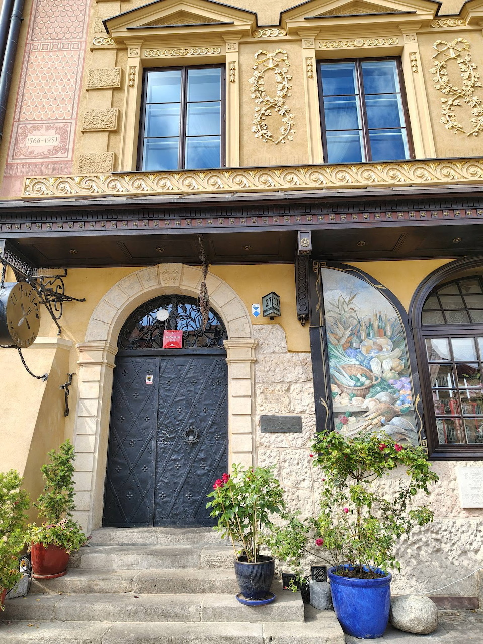 Historic European Building Entrance