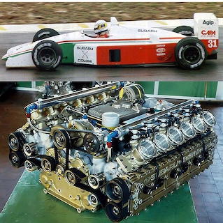 Subaru F1 Car and V12 Engine