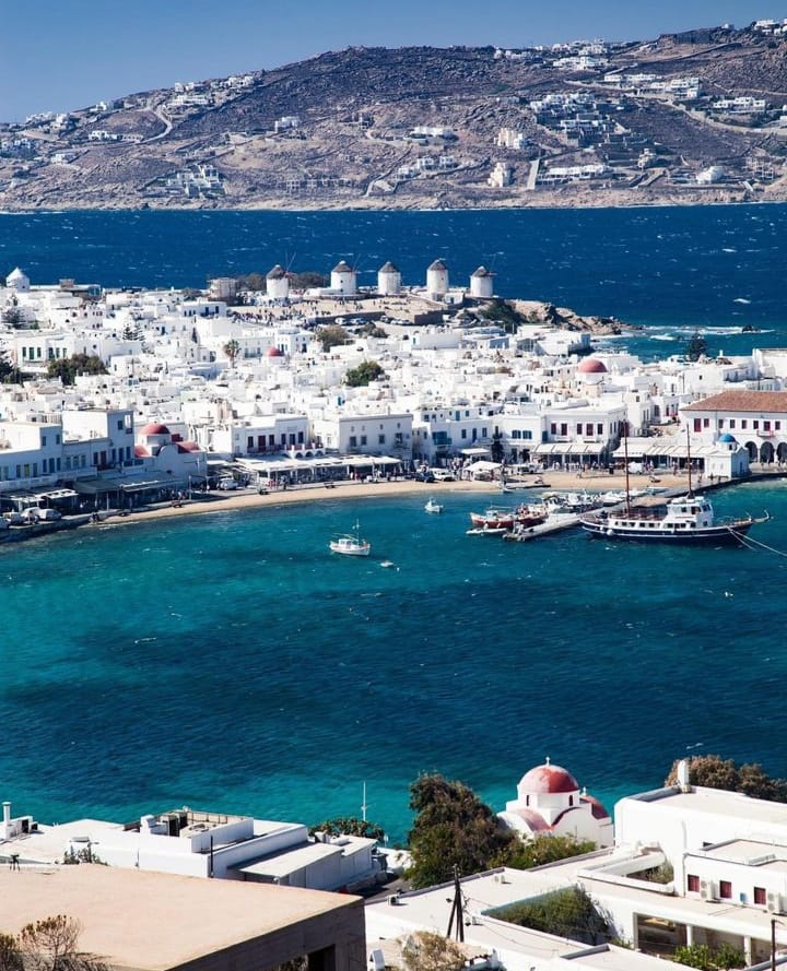 Mykonos Greece Harbor