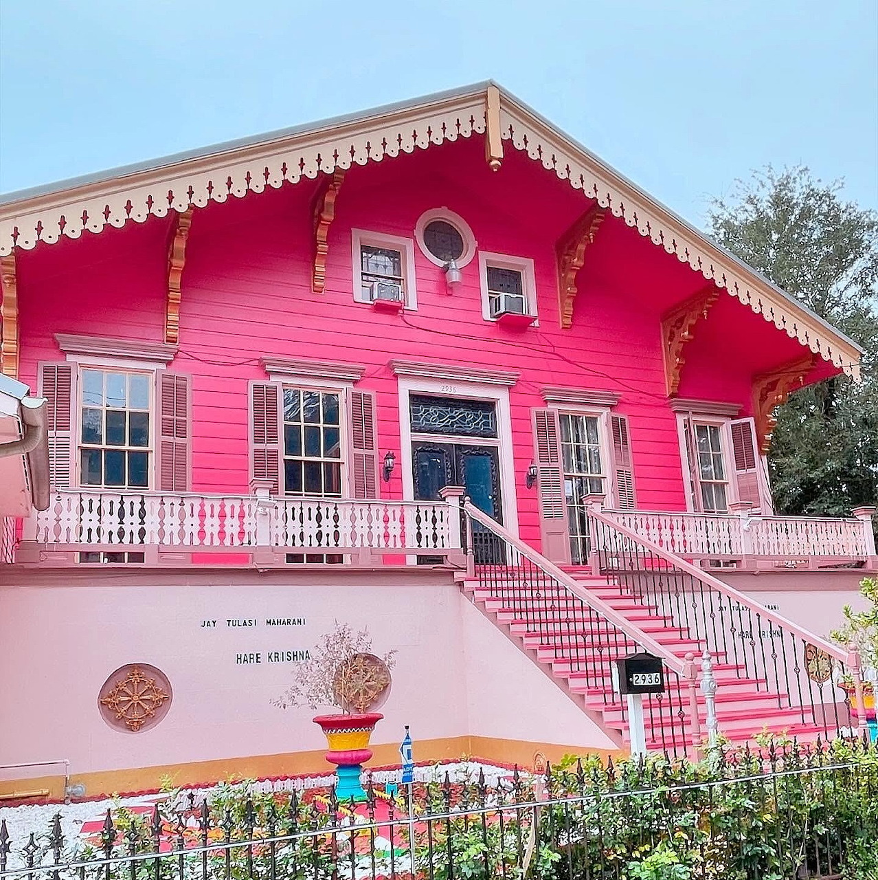 Bright Pink House