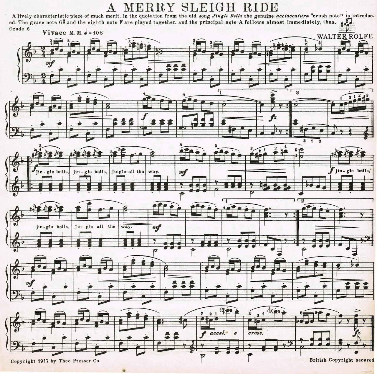 A Merry Sleigh Ride Sheet Music