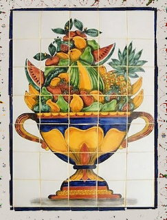 Fruit Bowl Tile Mural
