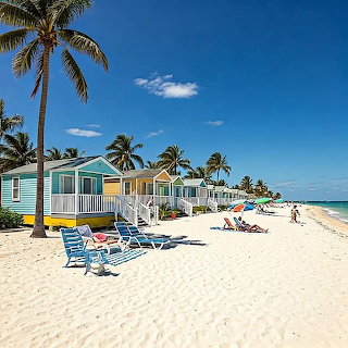 Colorful Beach Cottages