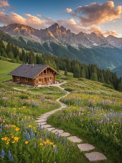 Cabin in the Mountains