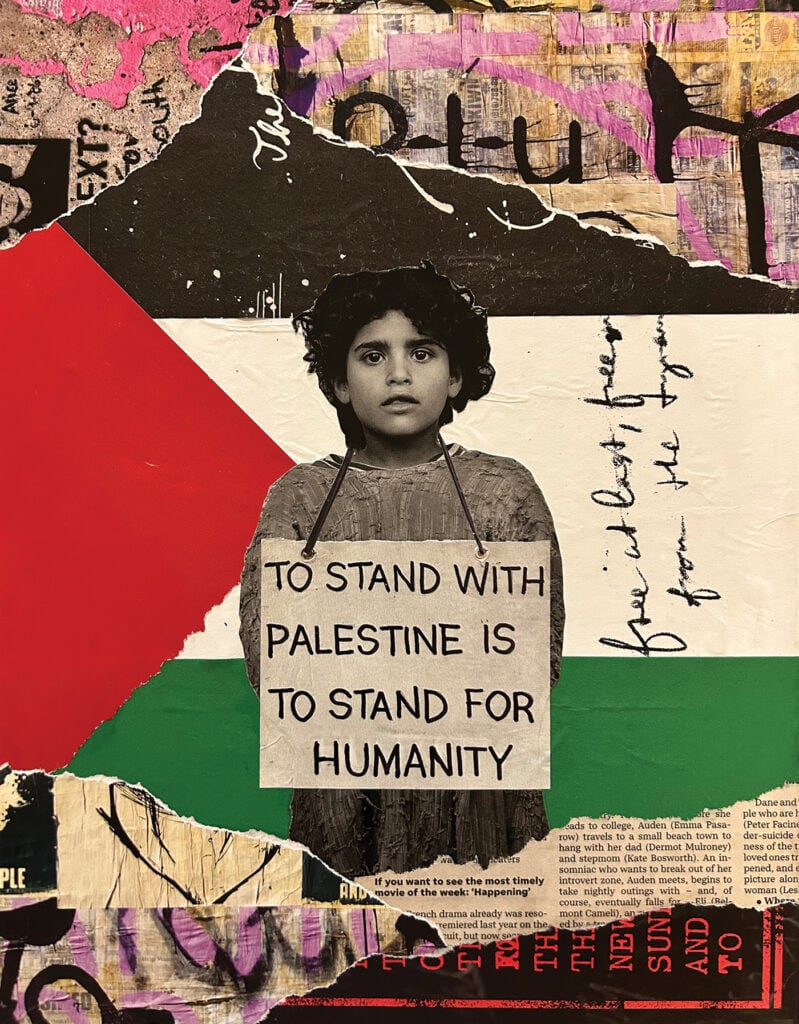 Palestine Freedom Art Collage
