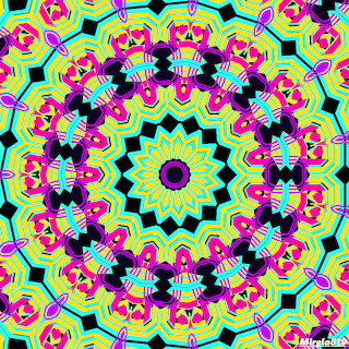 Vibrant Geometric Mandala