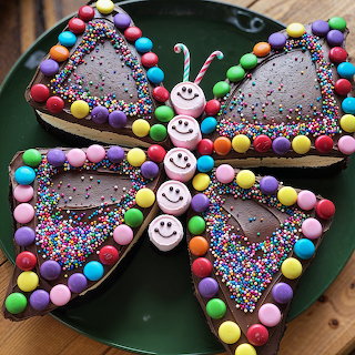 Chocolate Butterfly Cookie Cake