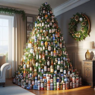 Beer Can Christmas Tree