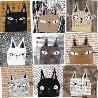 9 Lives Collage by Terry Runyan