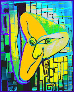 Abstract Face Art