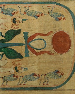 Egyptian Papyrus Painting