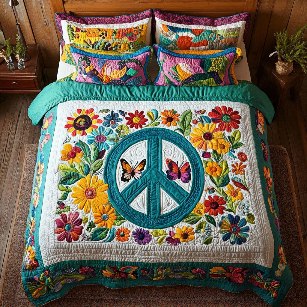 Peace Sign Quilt