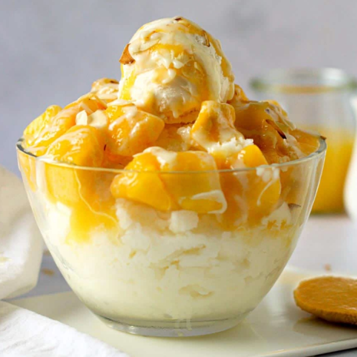 Mango bingsu