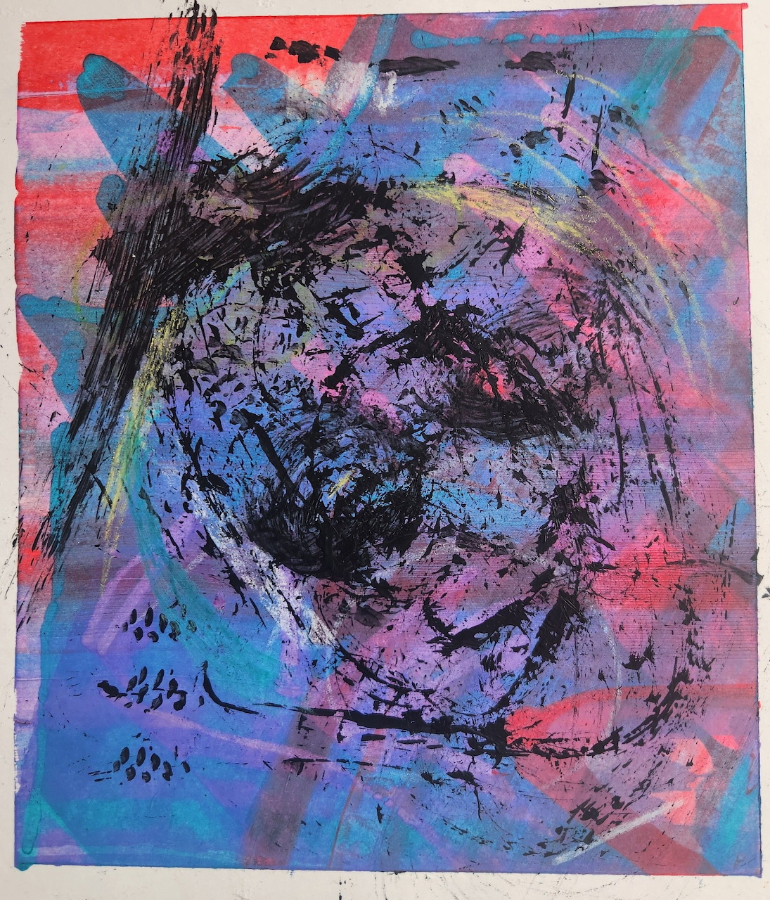 Abstract Color Painting