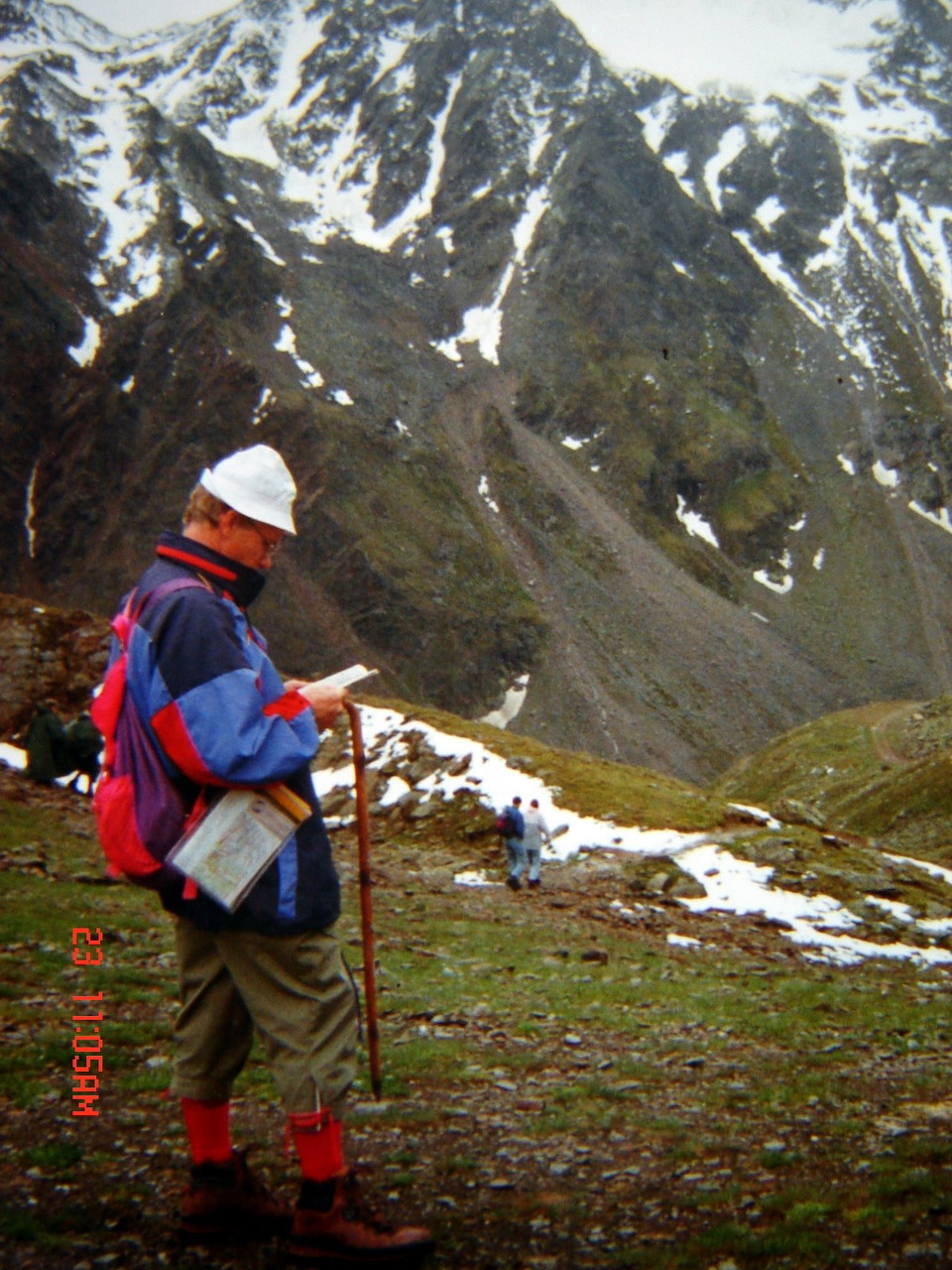 Hiker in Sölden Austria
