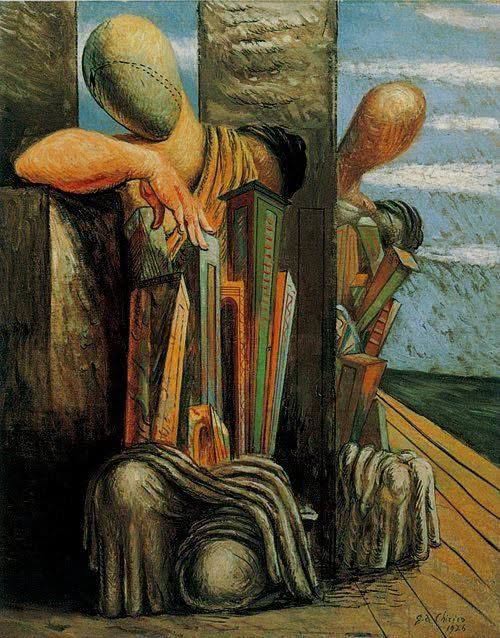 Colorful eccentric painting with surreal artistic style