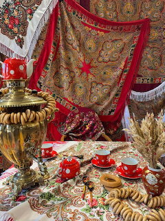 Russian Samovar Tea Setting