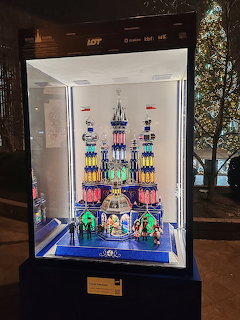 Illuminated LEGO Castle Display